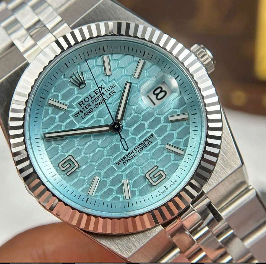 Rolex Land-Dweller 127336 Ice Blue Dial 40mm