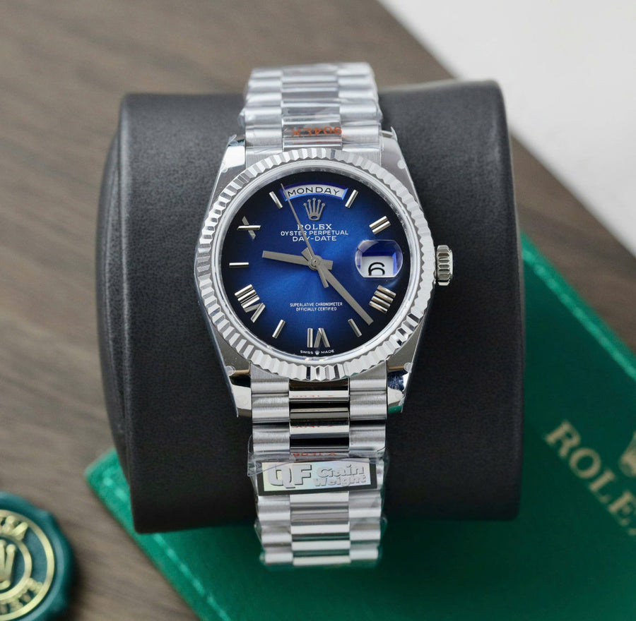 Day-Date Blu dial