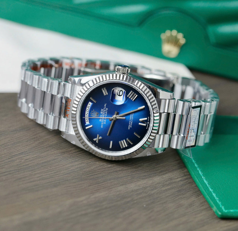 Day-Date Blu dial