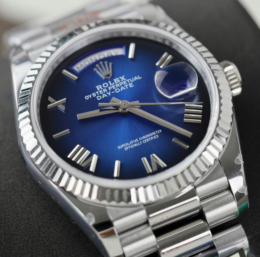 Day-Date Blu dial