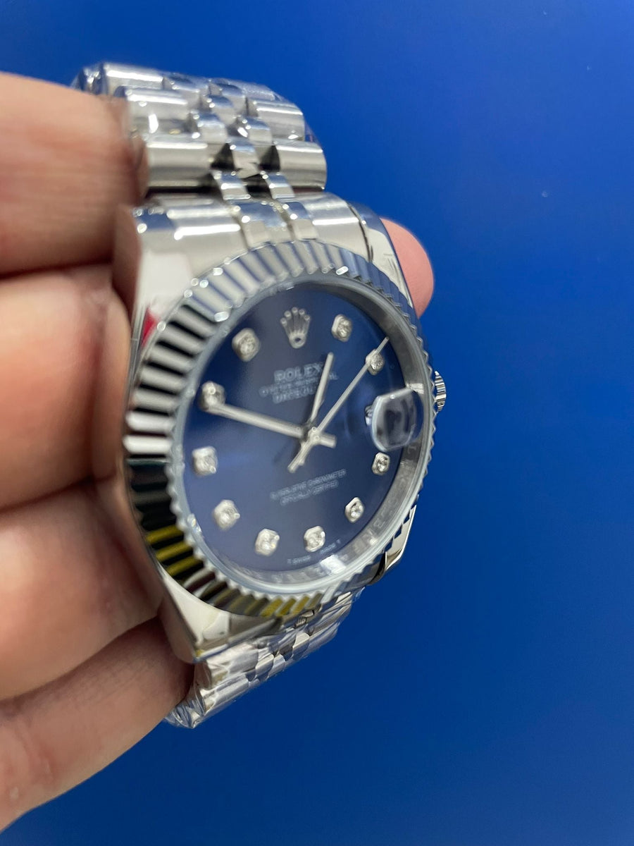 Datejust Blu Diamantato