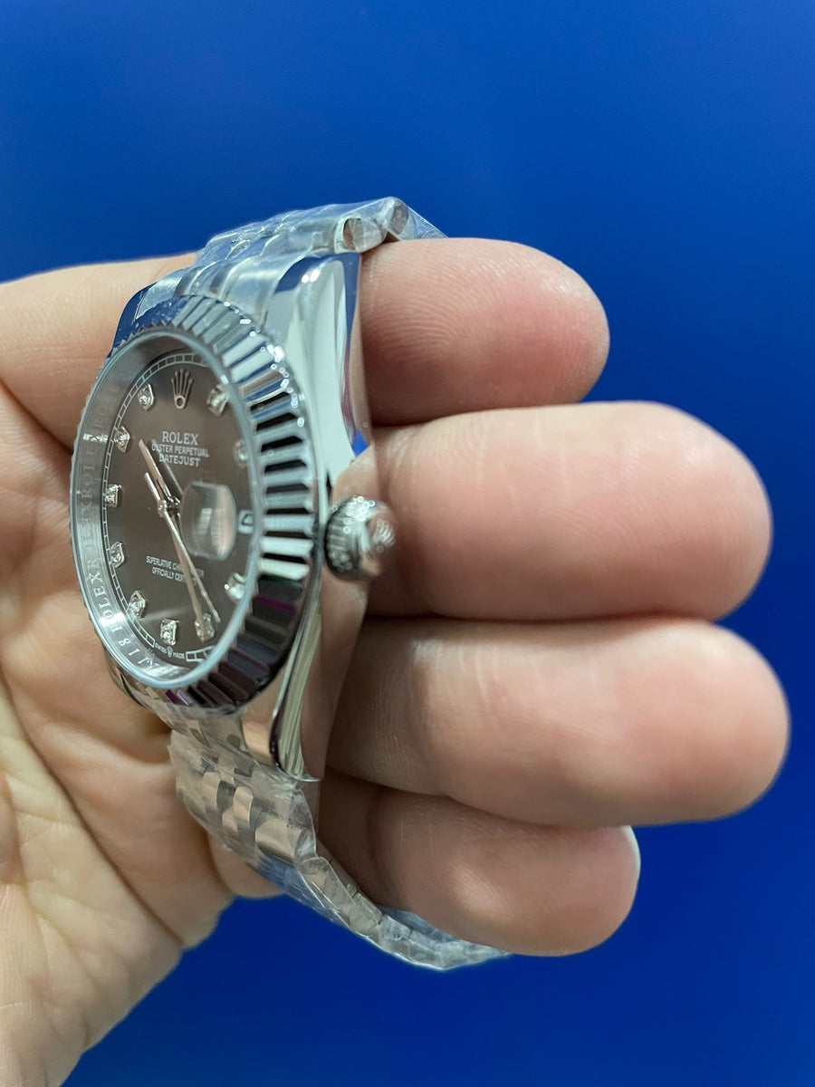 Datejust Grigio Diamantato