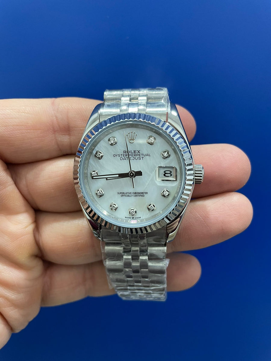 Datejust Marmo Bianco Diamantato