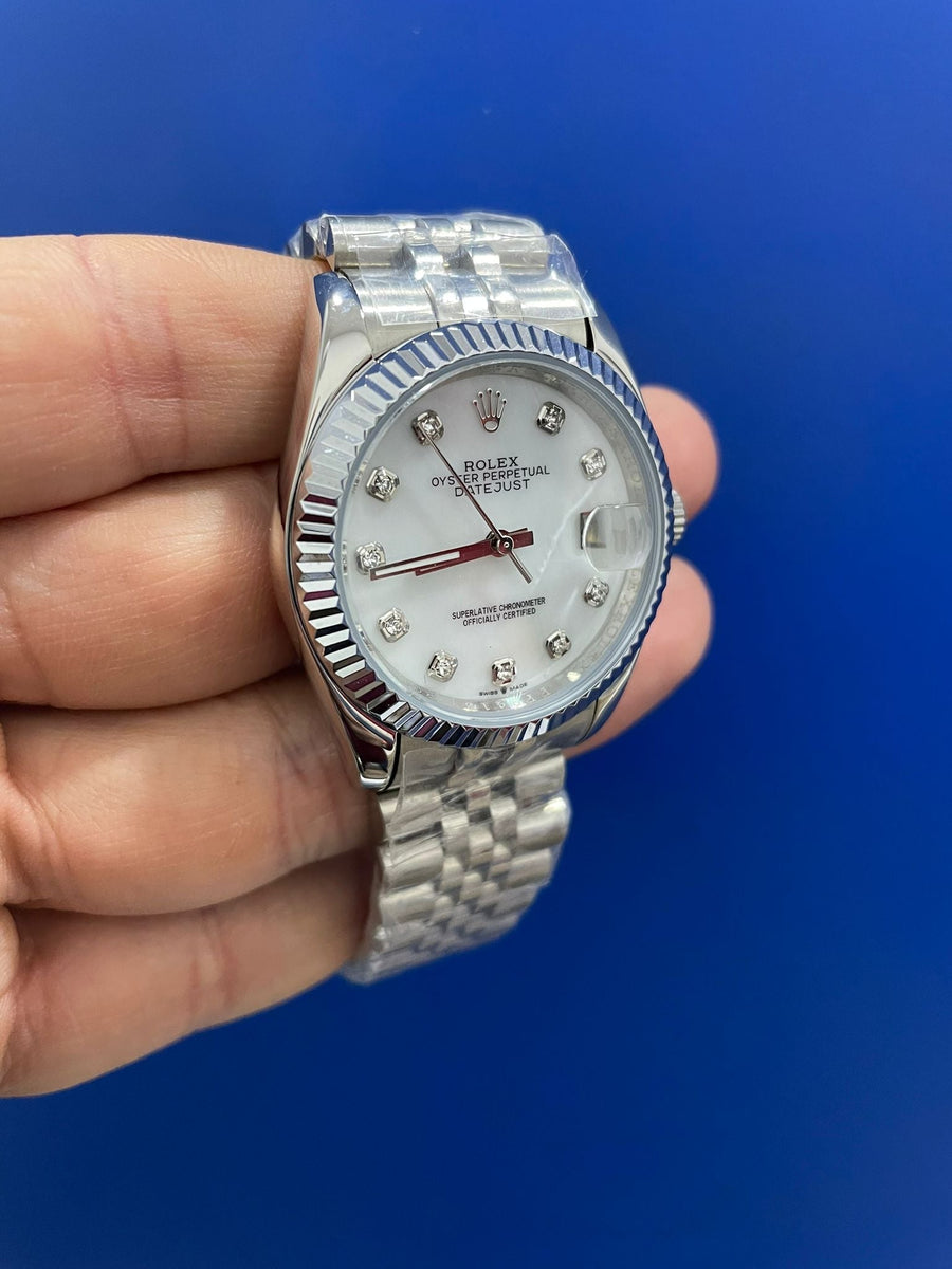Datejust Marmo Bianco Diamantato